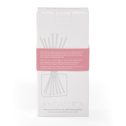 Secrets of Spring Reed Diffuser packaging