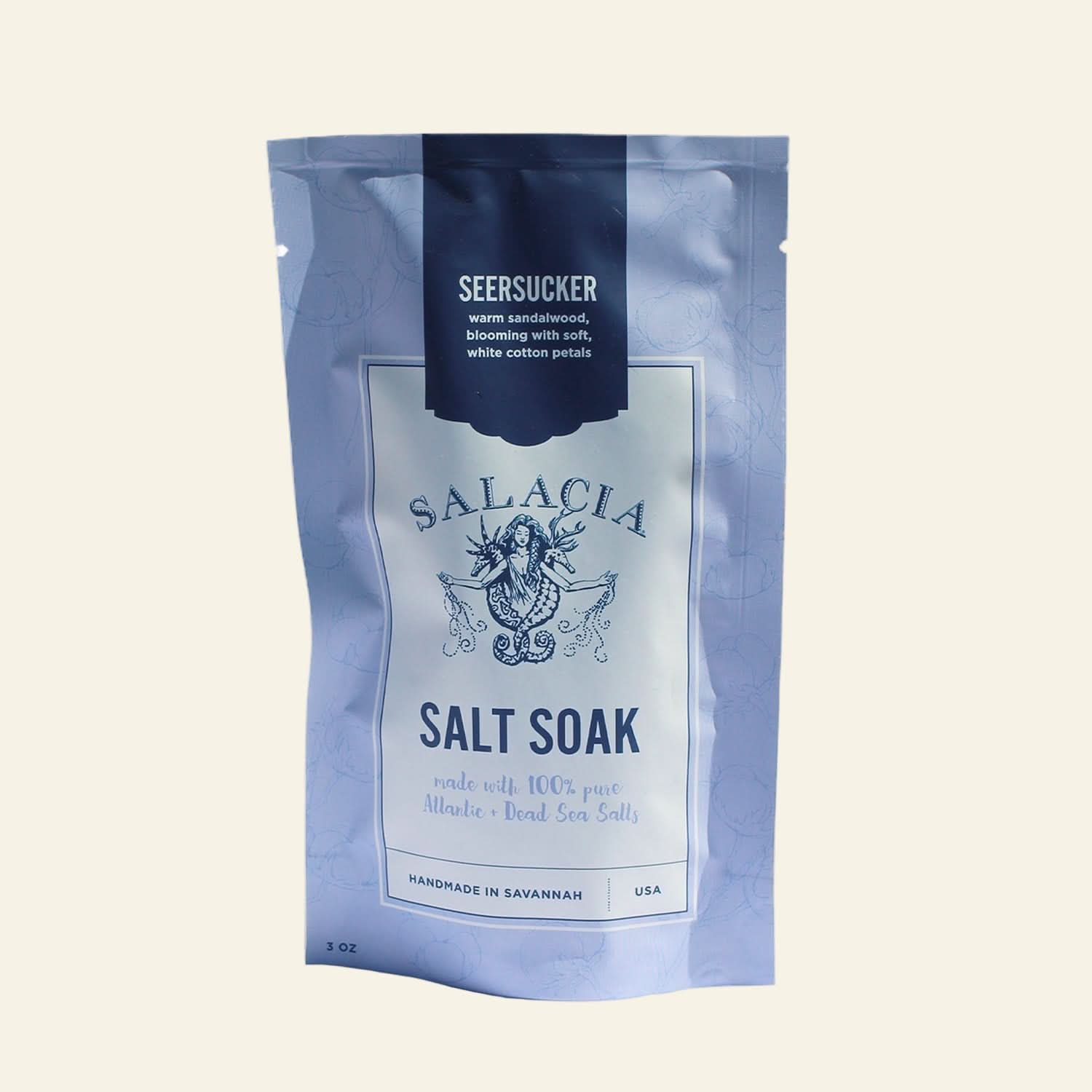 Salacia Salts Bath &amp; Body Seersucker Small Salt Soak
