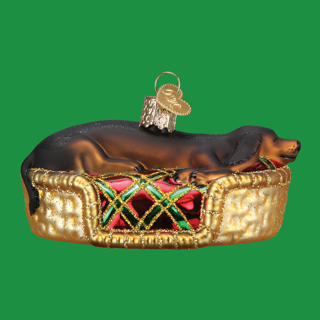 Sleepy Dachshund Ornament - My American Goods