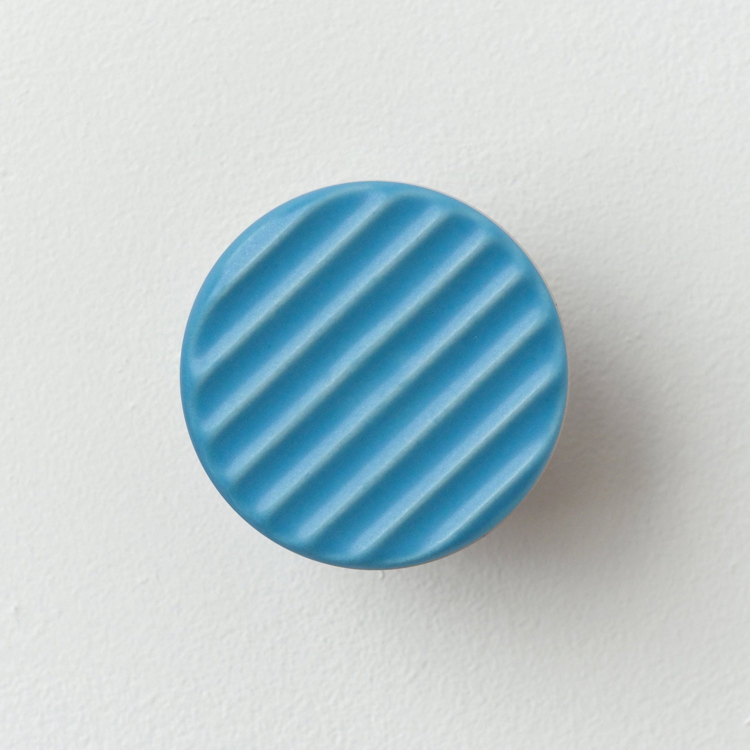 Misewell modern furniture Blue Sequence coat hook - Fluted