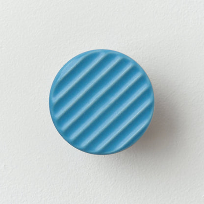 Misewell modern furniture Blue Sequence coat hook - Fluted