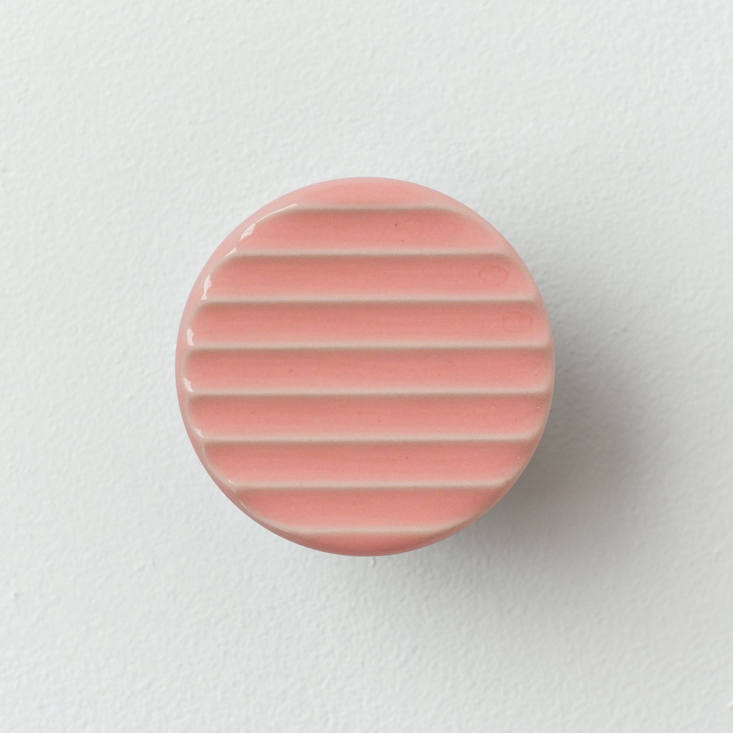 Misewell modern furniture Pink Glossy Sequence coat hook - Fluted