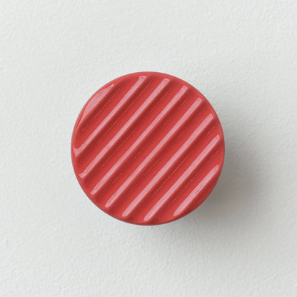 Misewell modern furniture Red Sequence coat hook - Fluted