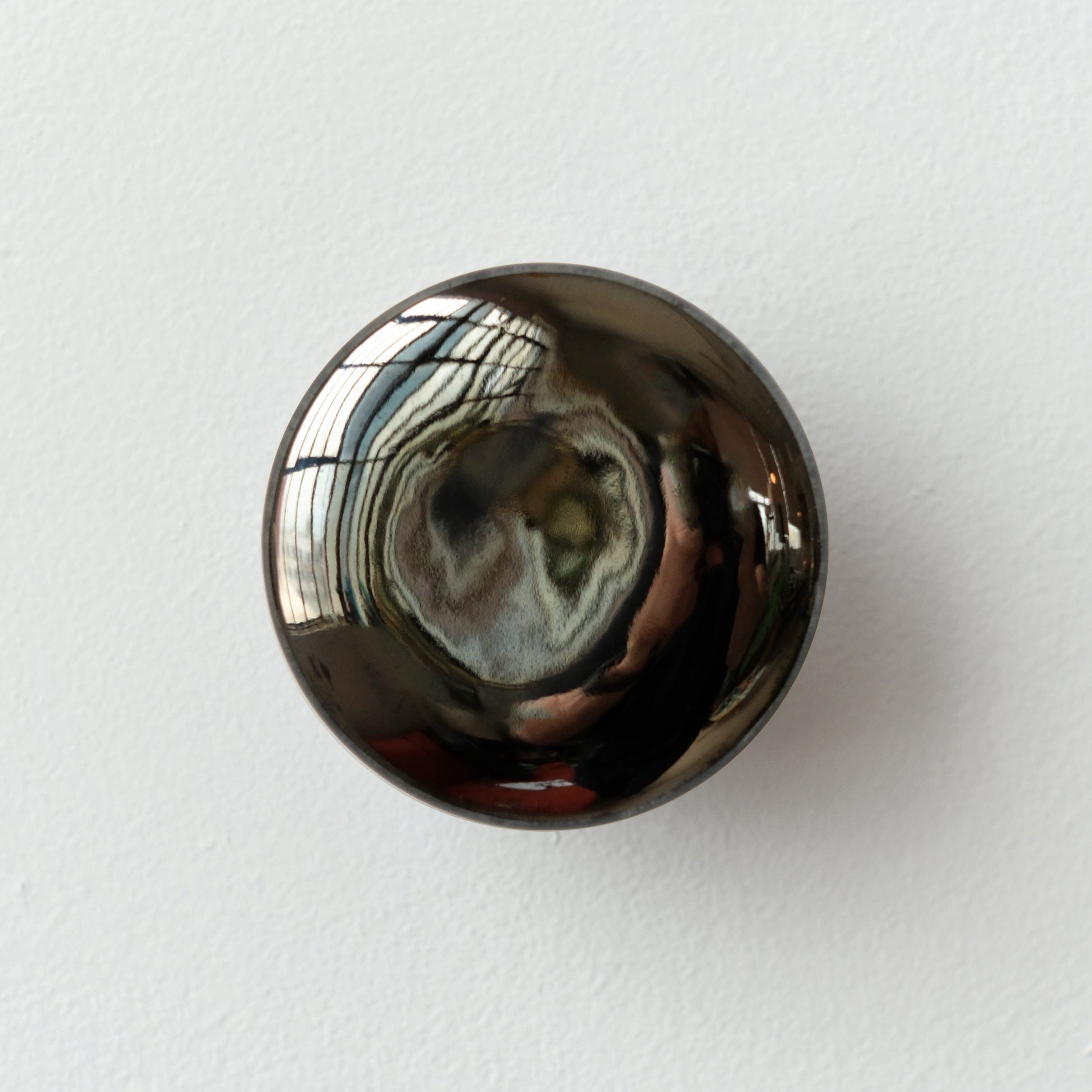 Misewell modern furniture Chrome Sequence coat hook - Mercury
