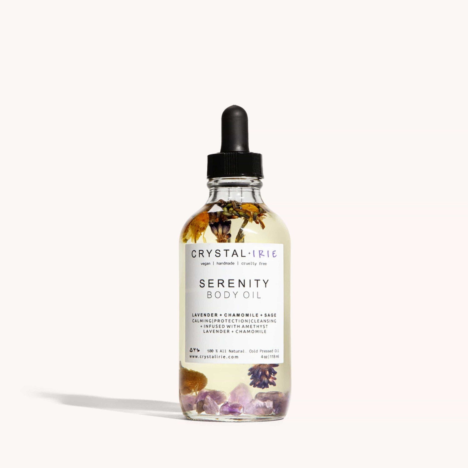 Crystal Irie Body Oil 4oz- Most Popular ⭐️ Serenity Body Oil