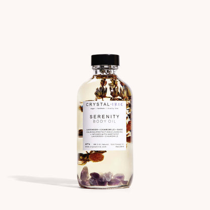Crystal Irie Body Oil 8oz- Best Value Serenity Body Oil