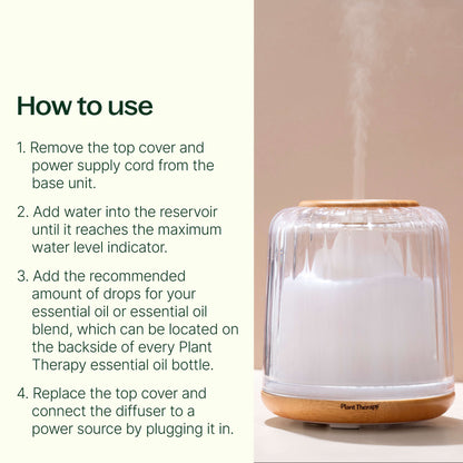 Serenity Glass Diffuser - My American Goods