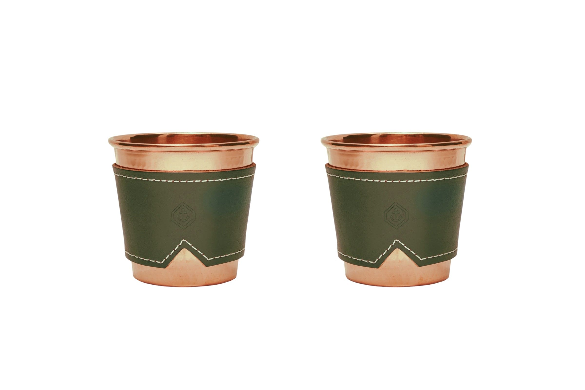 Sertodo Barware &amp; Bar Tools Olive Son of a Sailor x Sertodo Cup and Leather Sleeve Set