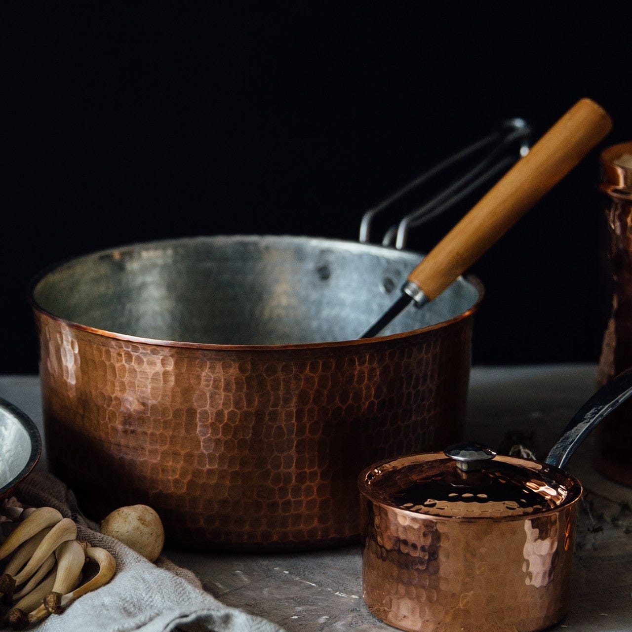 Sertodo Pots &amp; Pans Copper Saucepan 1.5 quart and 2.5 quart