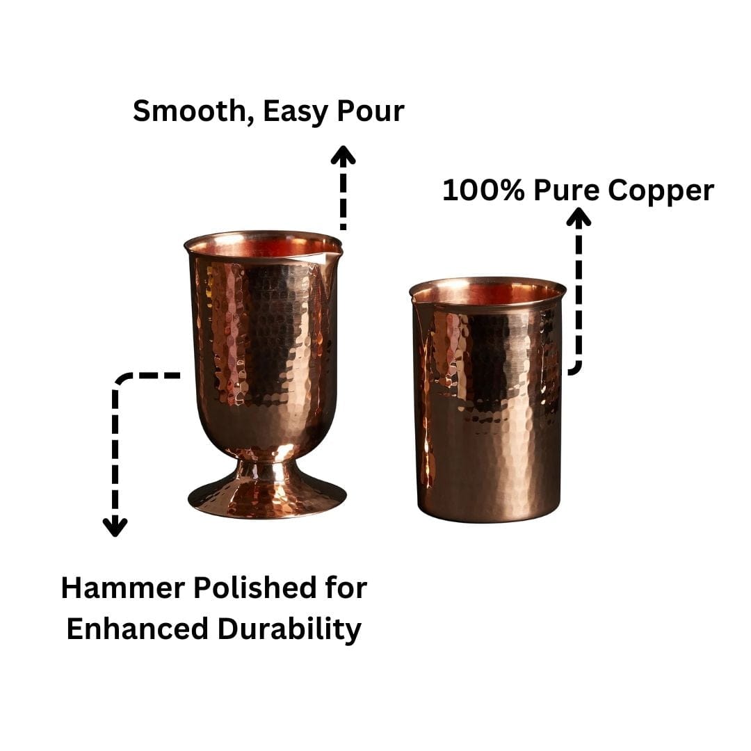Sertodo Barware &amp; Bar Tools Copper Cocktail Glasses