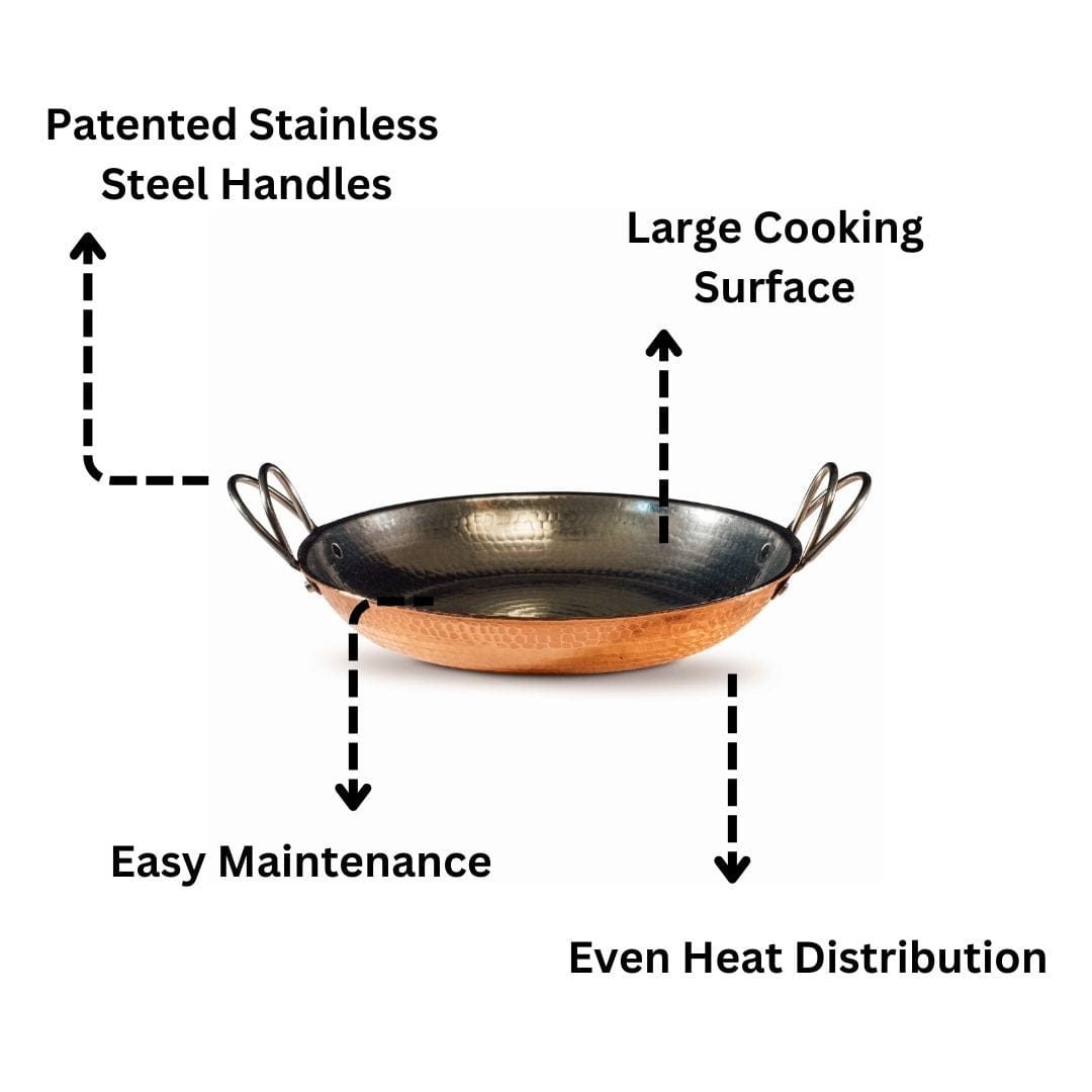 Sertodo Pots &amp; Pans Alicante Copper Paella Pan