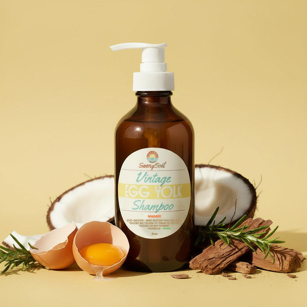 Vintage Egg Yolk Shampoo (8oz)
