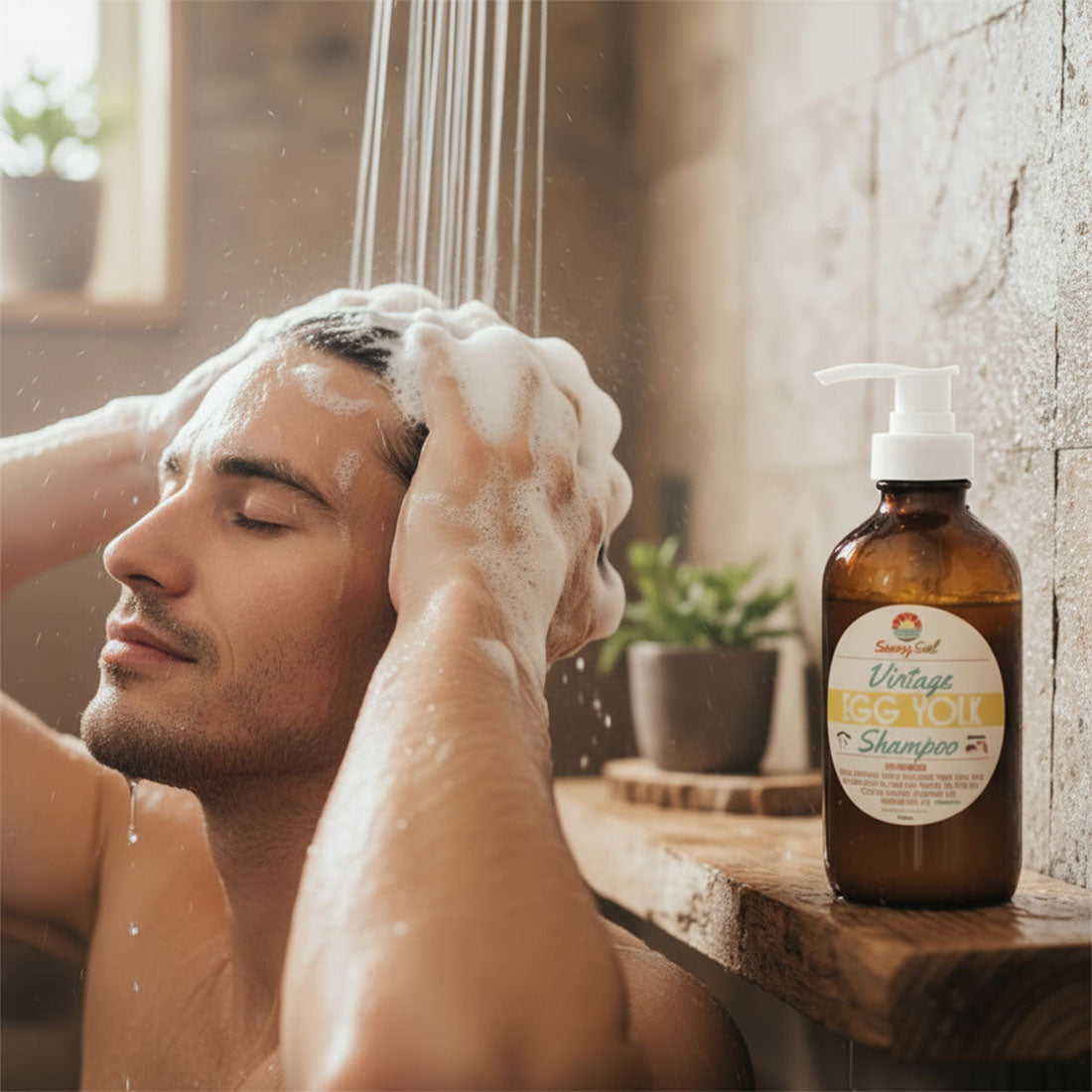 Vintage Egg Yolk Shampoo (8oz)