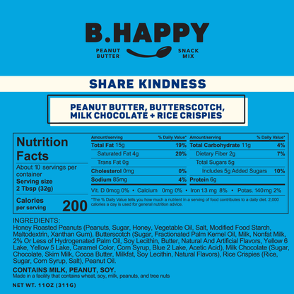 B. Happy Peanut Butter Peanut Butter Share Kindness