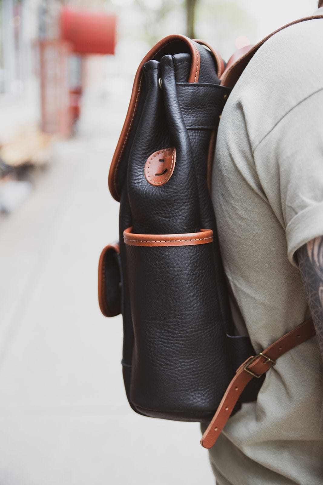 The Local Branch Leather Adventurer Rucksack - USA Made