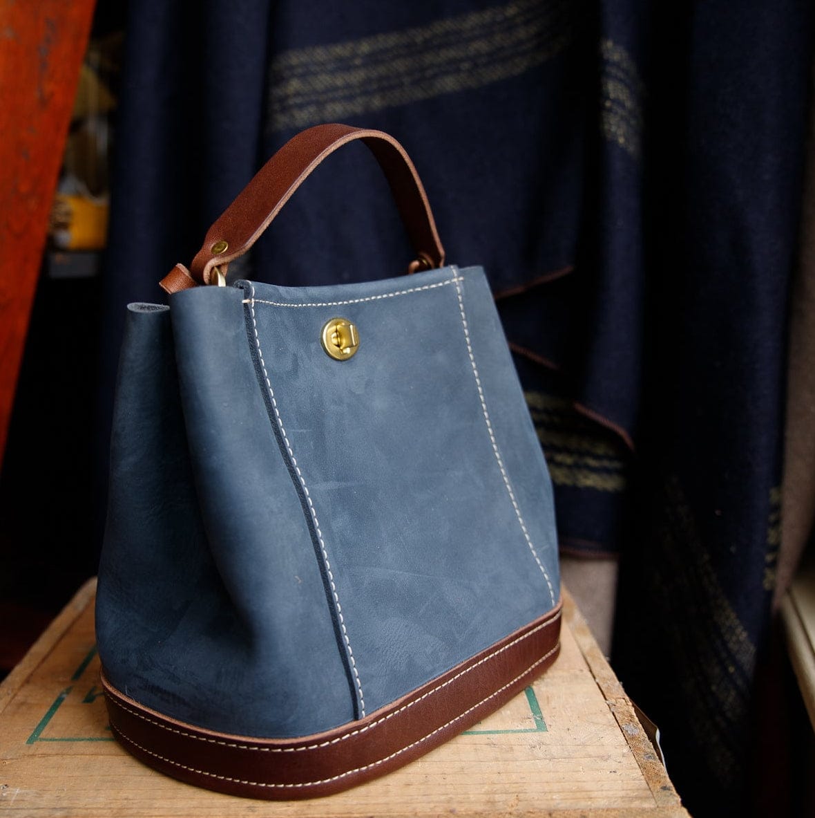 The Local Branch Handbag Blue Lake Sierra Convertible Handbag