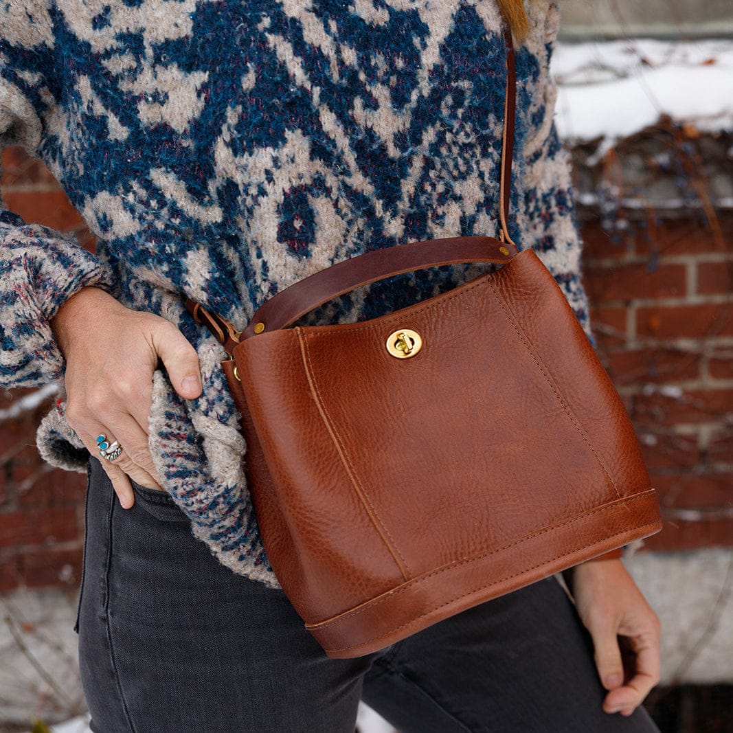 The Local Branch Handbag Mahogany Sierra Convertible Handbag