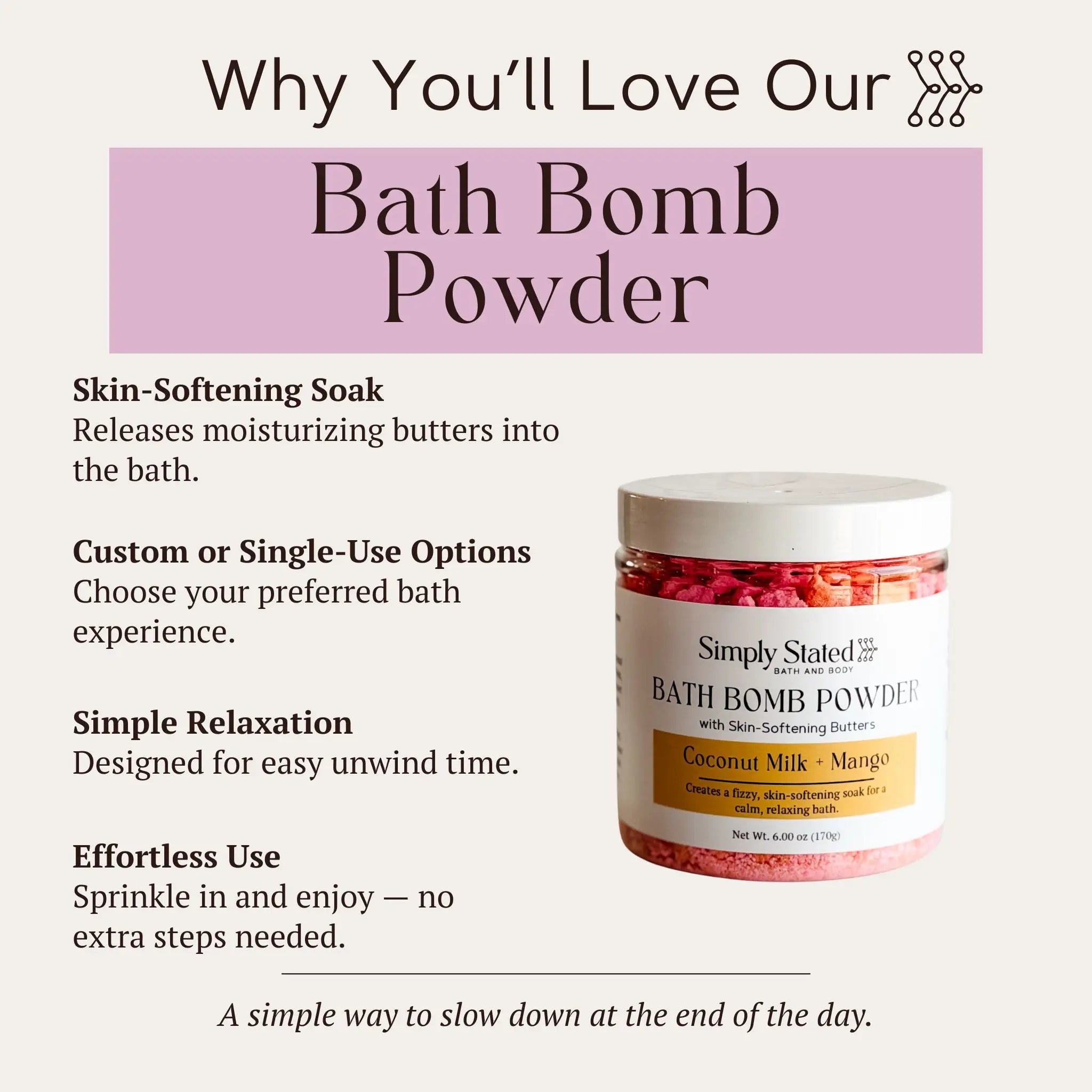 Sweet Berry + Vanilla Bath Bomb Powder
