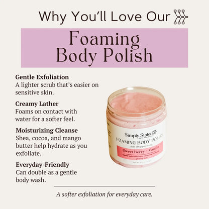 Warm Vanilla + Sugar Foaming Body Polish