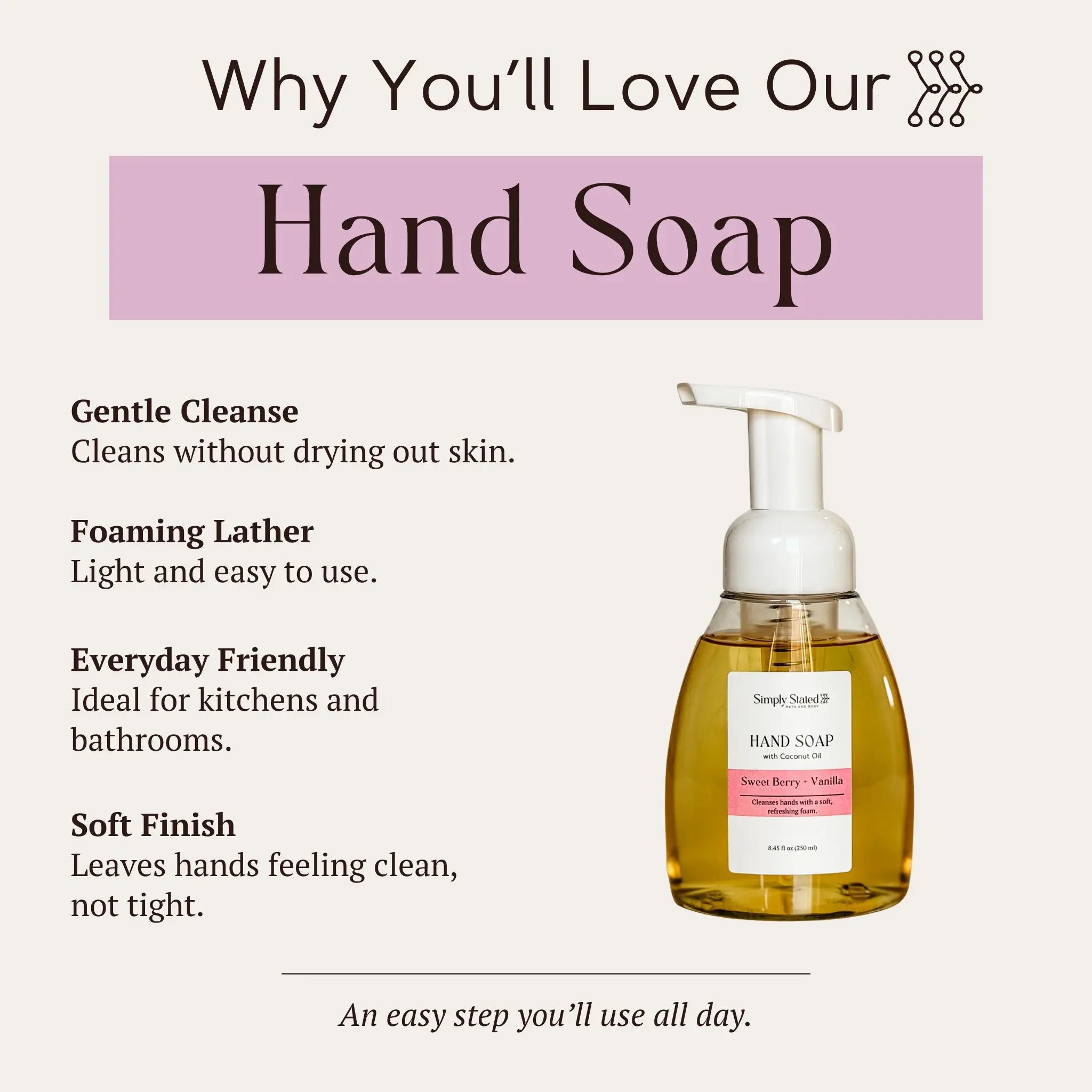 Warm Vanilla + Sugar Foaming Hand Soap