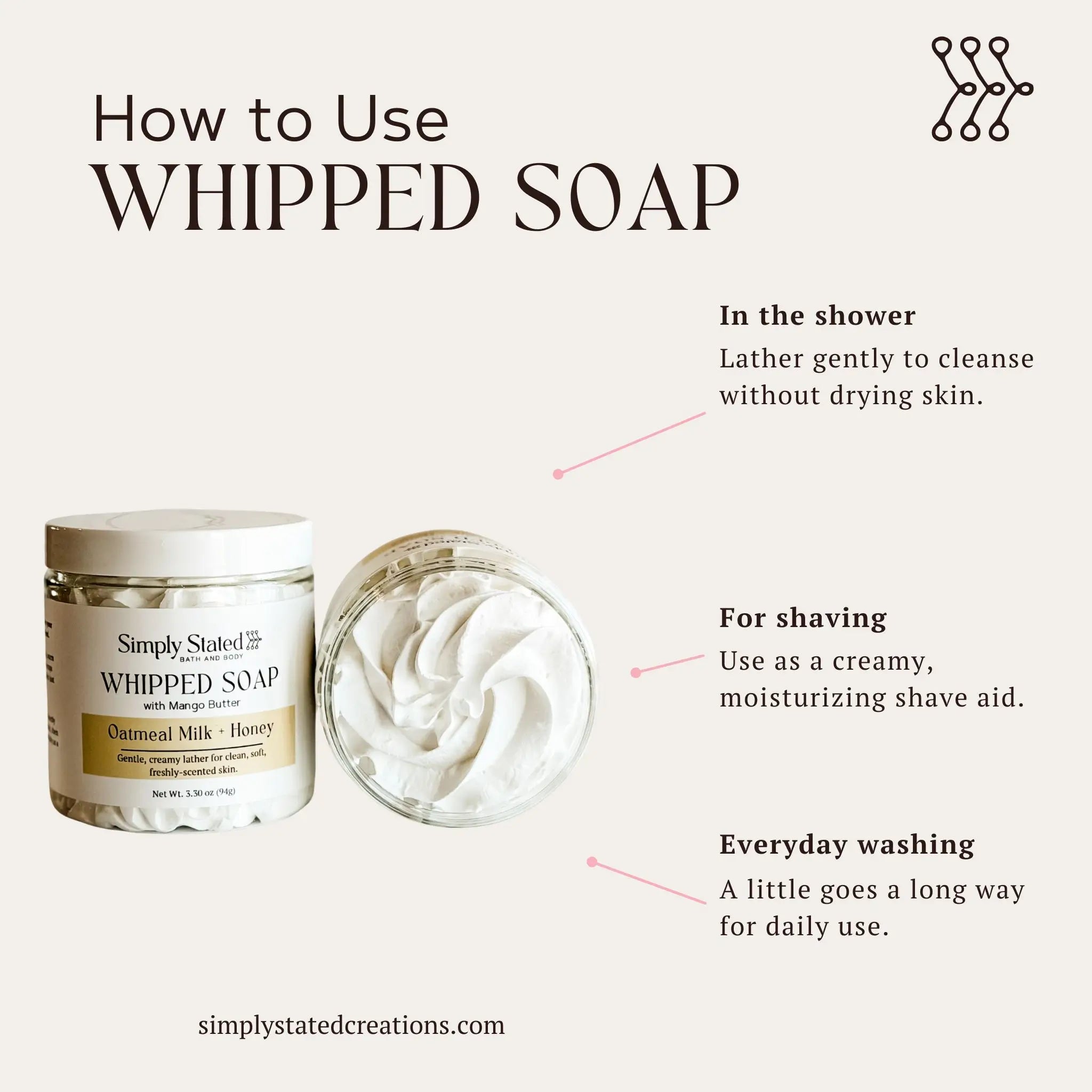 Sweet Berry + Vanilla Whipped Soap