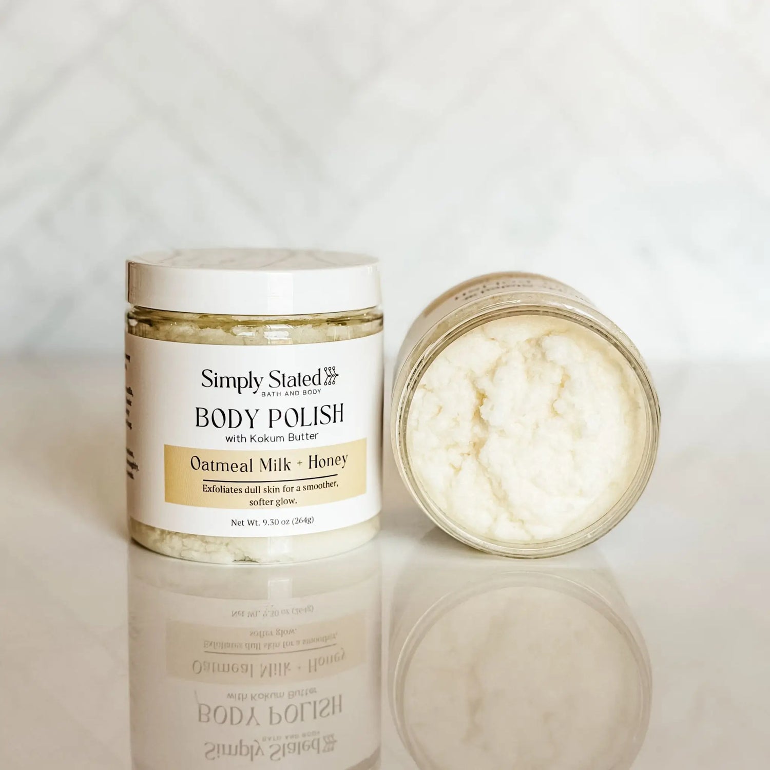 Simply Stated Creations Exfoliants Oatmeal Milk + Honey Body Polish