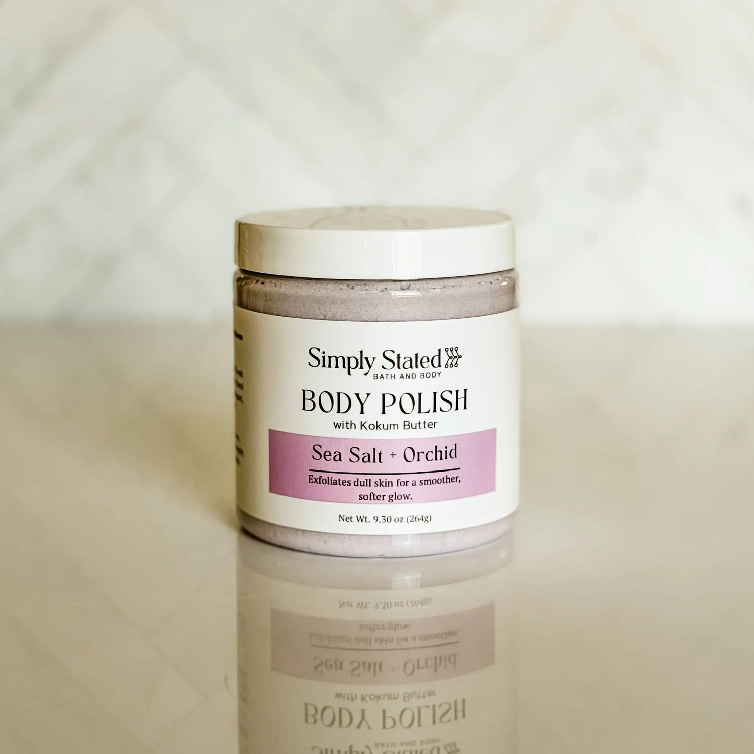Simply Stated Creations Exfoliants Sea Salt + Orchid Body Polish