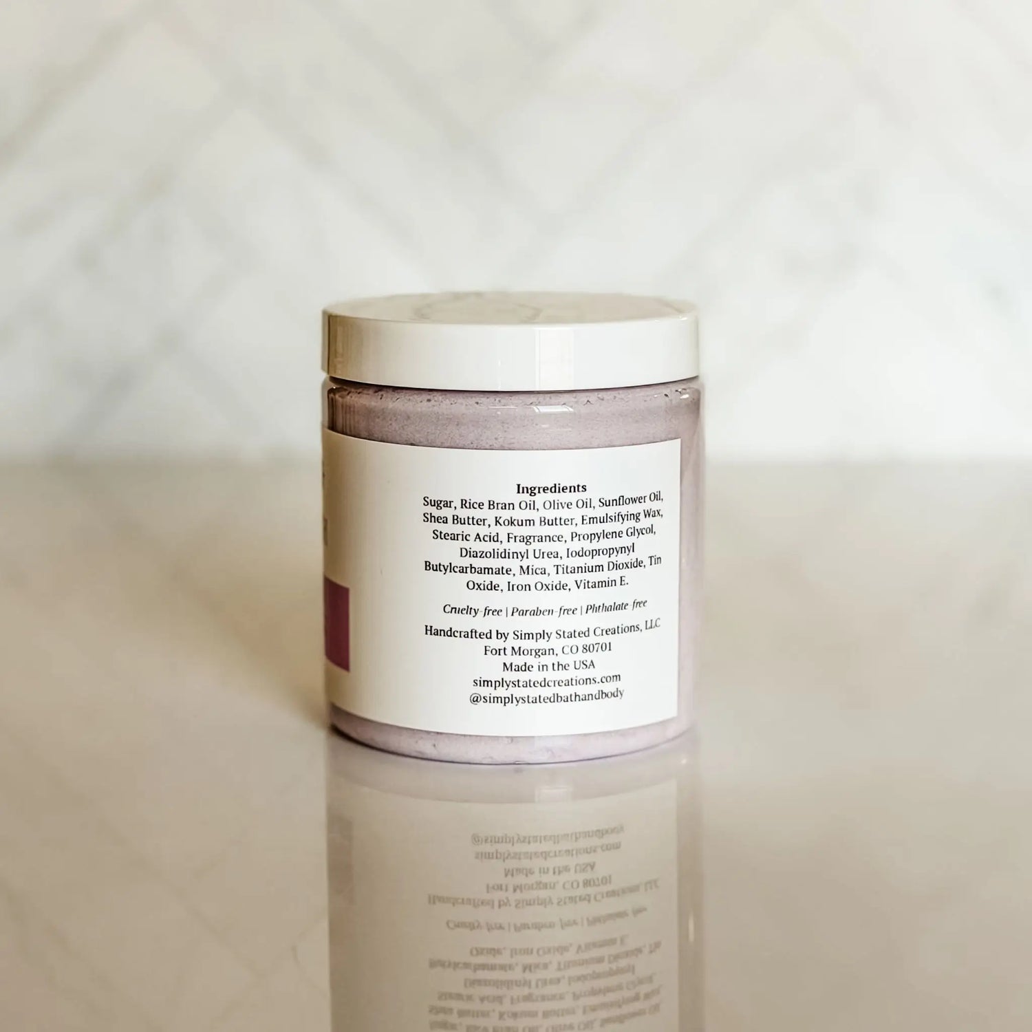 Simply Stated Creations Exfoliants Sea Salt + Orchid Body Polish