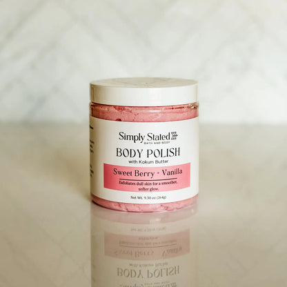 Simply Stated Creations Exfoliants Sweet Berry + Vanilla Body Polish