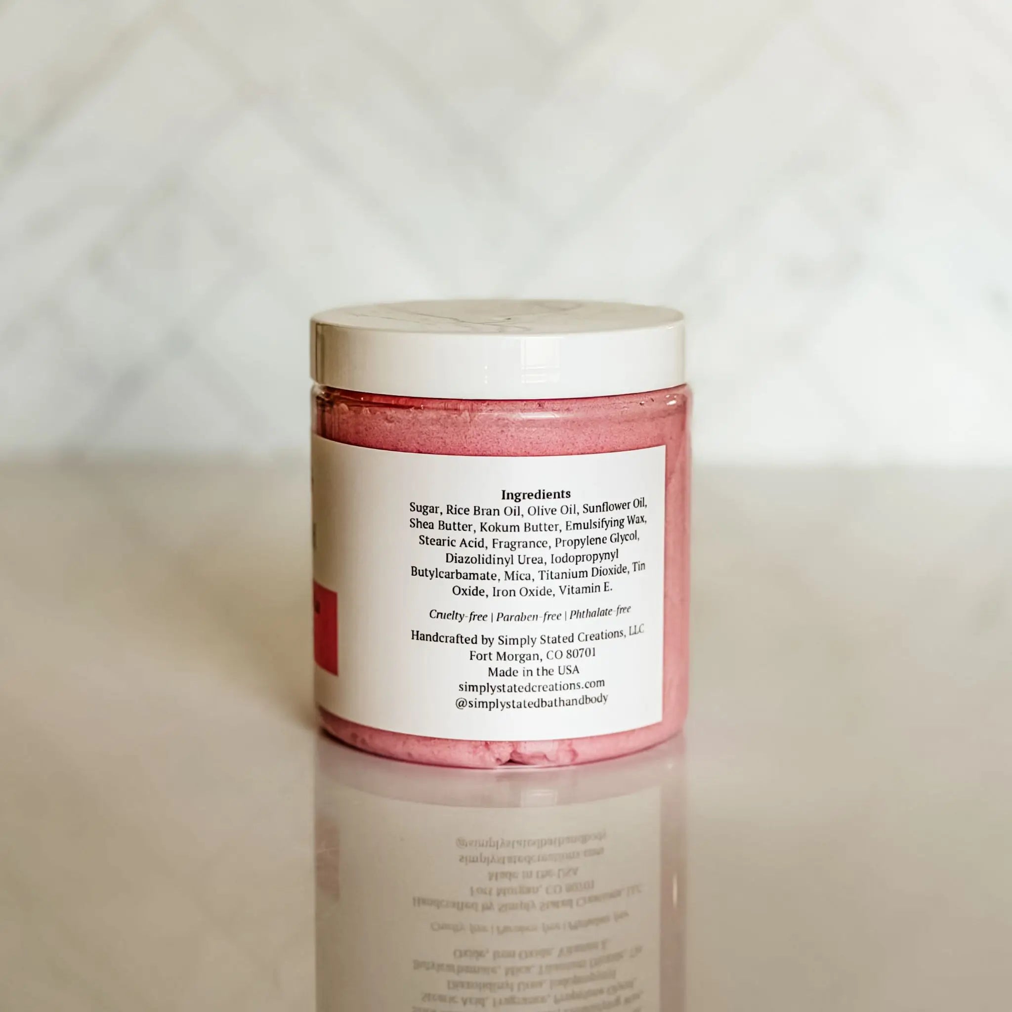 Simply Stated Creations Exfoliants Sweet Berry + Vanilla Body Polish