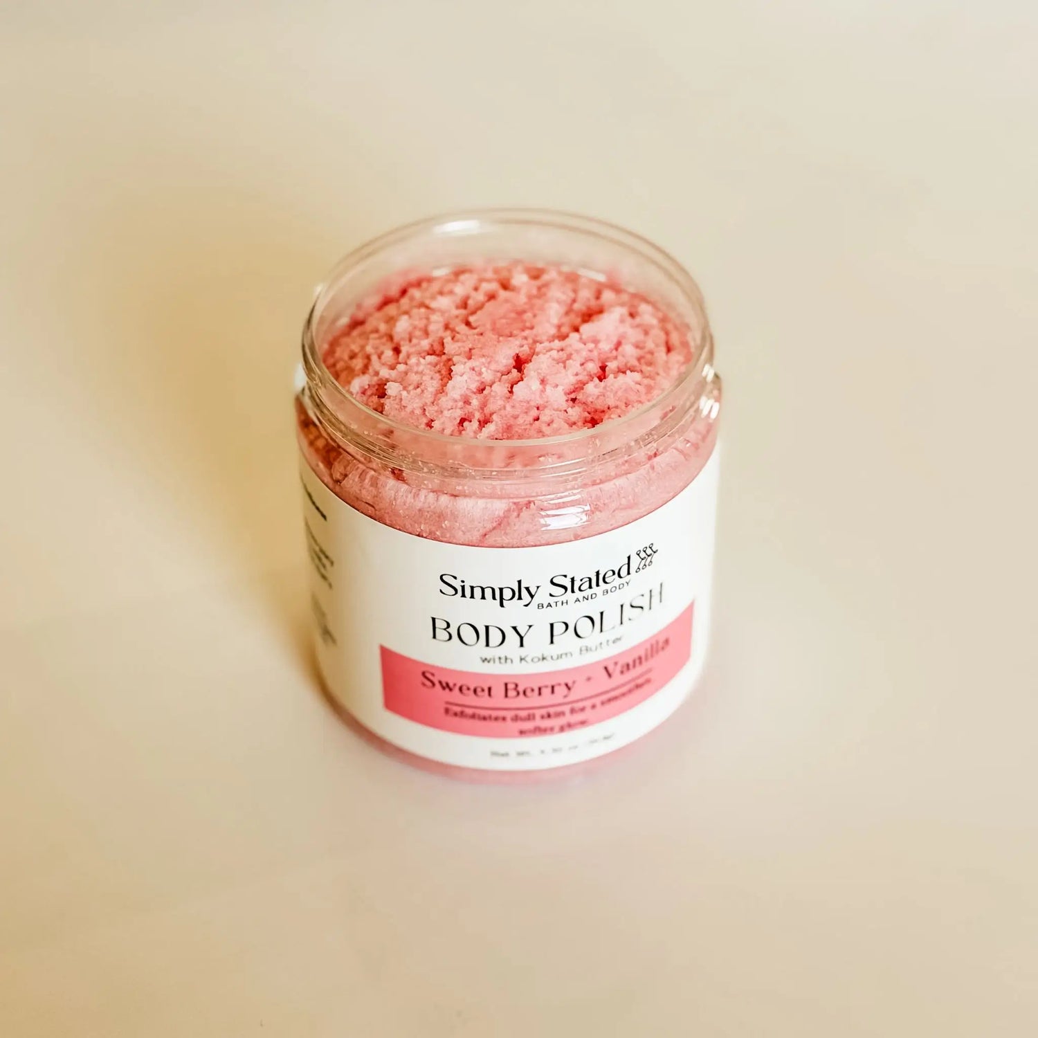 Simply Stated Creations Exfoliants Sweet Berry + Vanilla Body Polish