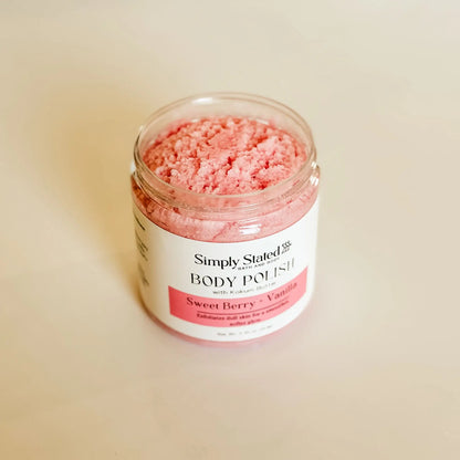 Simply Stated Creations Exfoliants Sweet Berry + Vanilla Body Polish