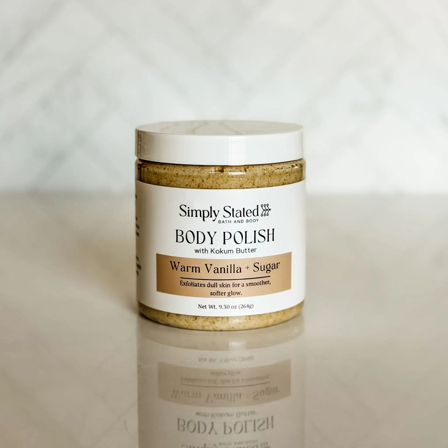 Simply Stated Creations Exfoliants Warm Vanilla + Sugar Body Polish