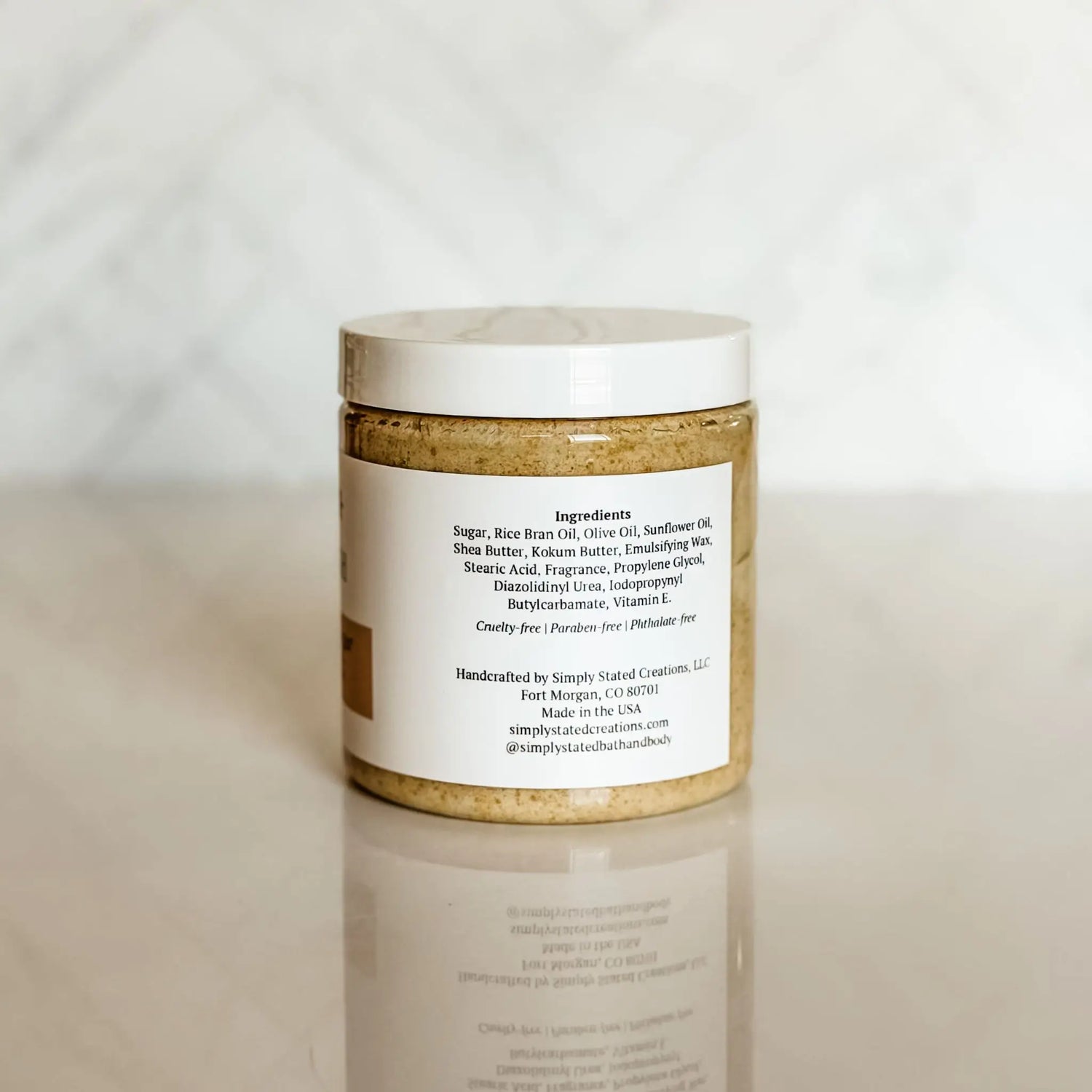 Simply Stated Creations Exfoliants Warm Vanilla + Sugar Body Polish