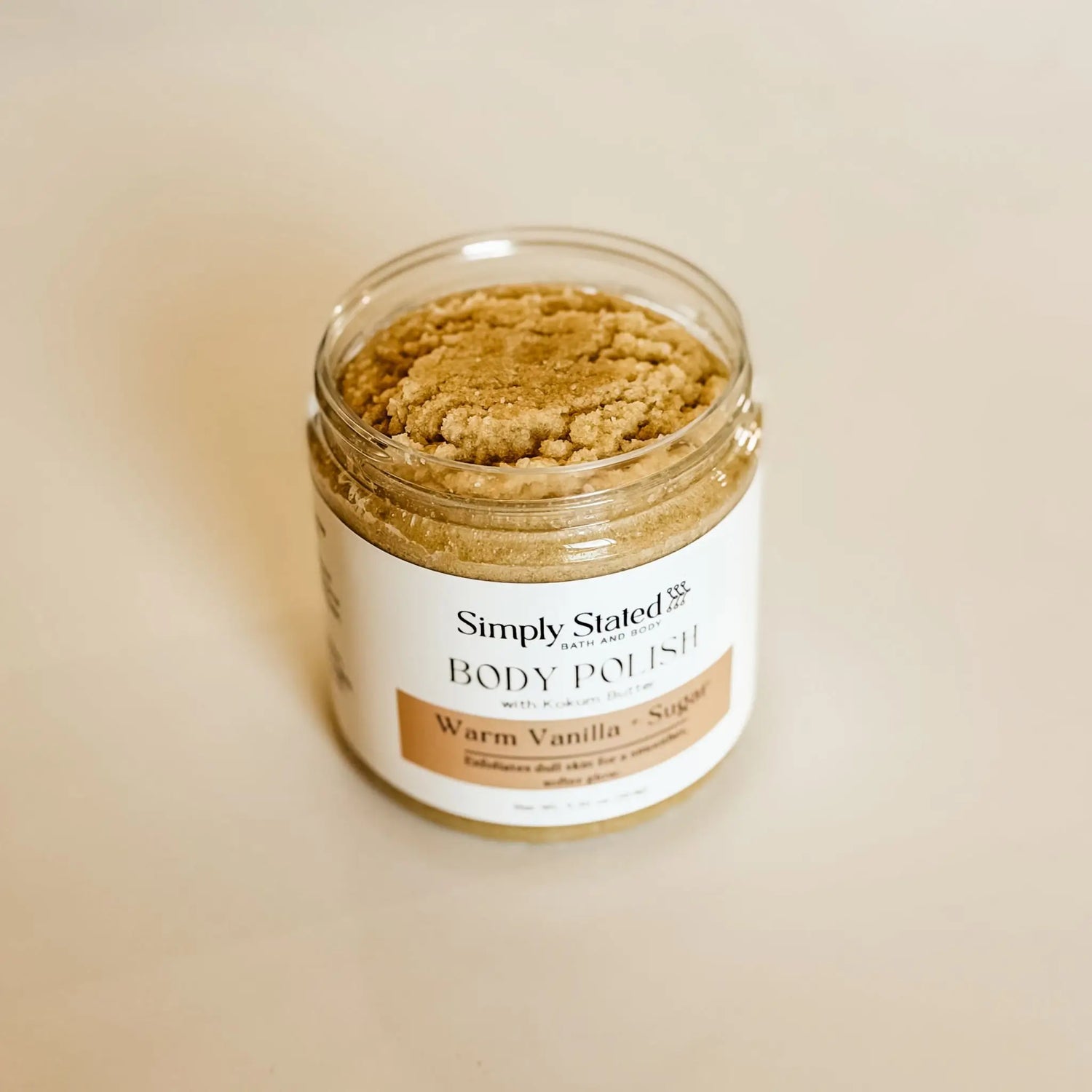 Simply Stated Creations Exfoliants Warm Vanilla + Sugar Body Polish