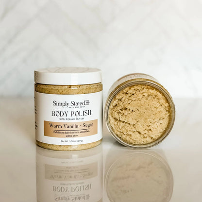 Simply Stated Creations Exfoliants Warm Vanilla + Sugar Body Polish