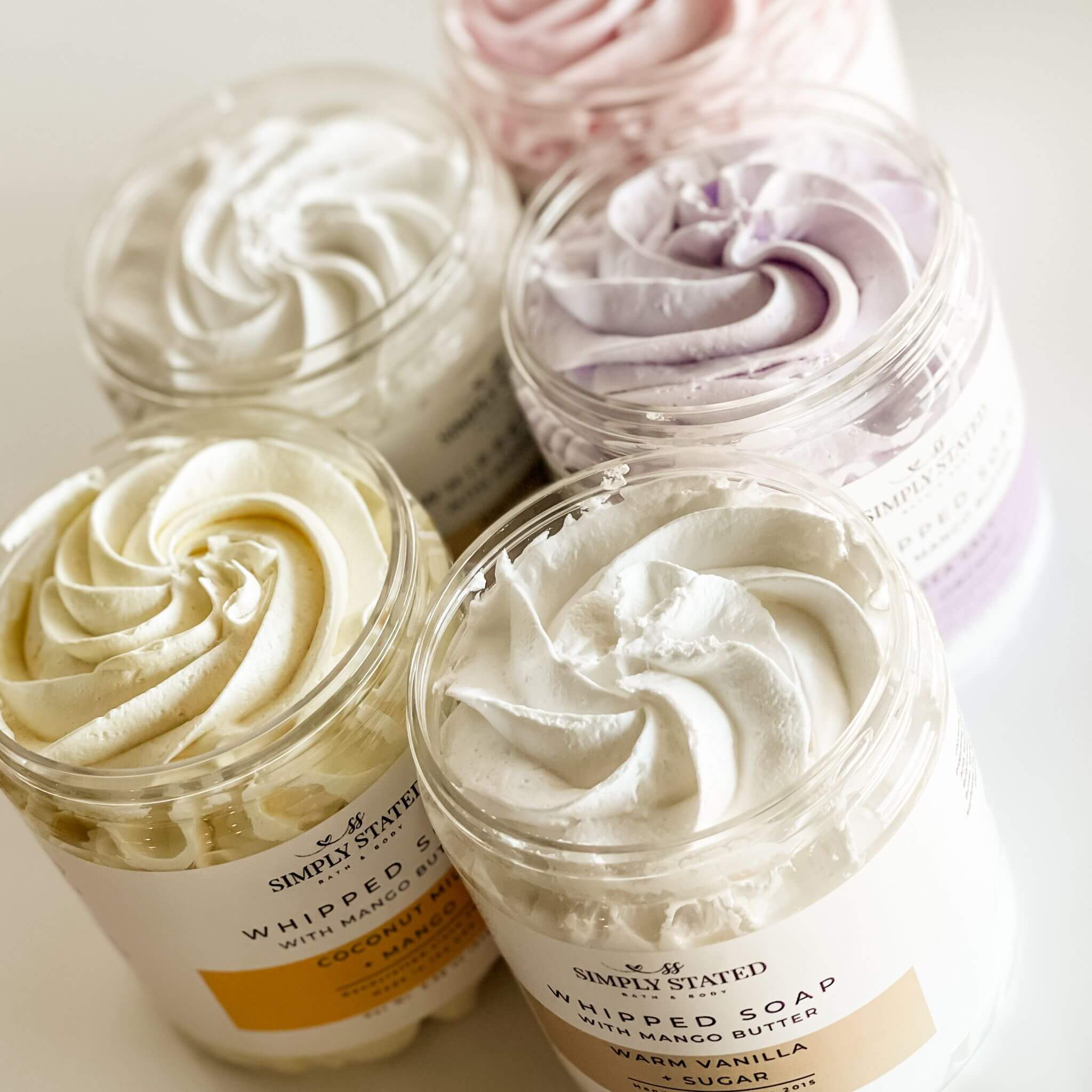 Simply Stated Creations Body Cleansers Sea Salt + Orchid Whipped Soap