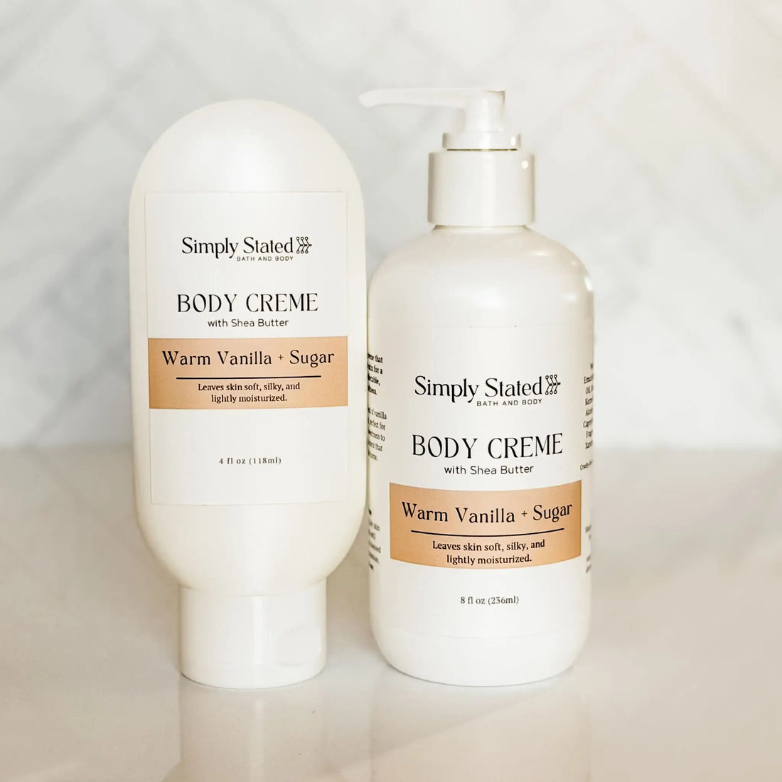 Simply Stated Creations Moisturizers Warm Vanilla + Sugar Body Creme