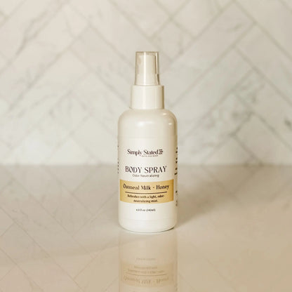Simply Stated Creations Body Sprays Oatmeal Milk + Honey Body Spray