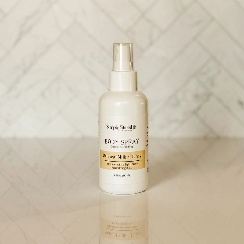Simply Stated Creations Body Sprays Oatmeal Milk + Honey Body Spray