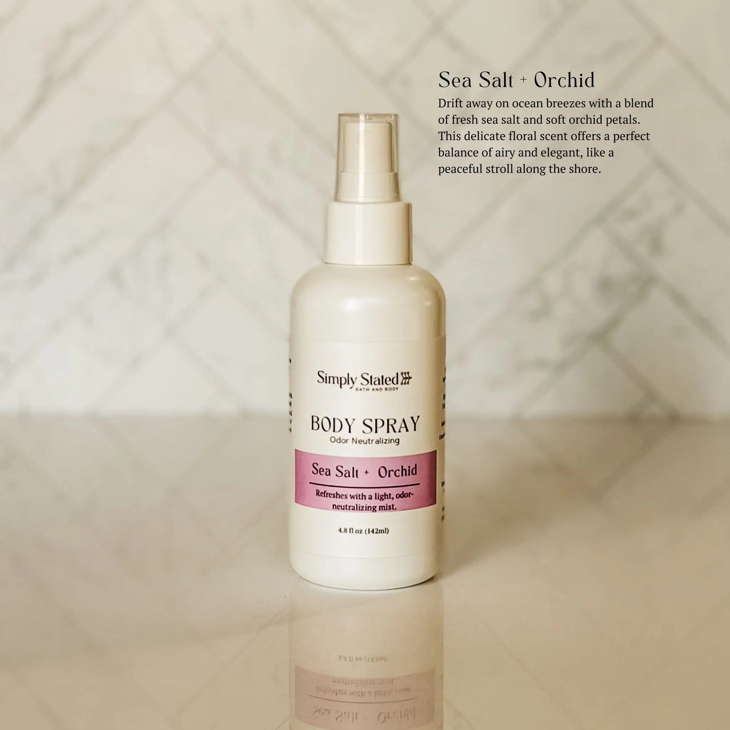 Simply Stated Creations Body Sprays Sea Salt + Orchid Body Spray