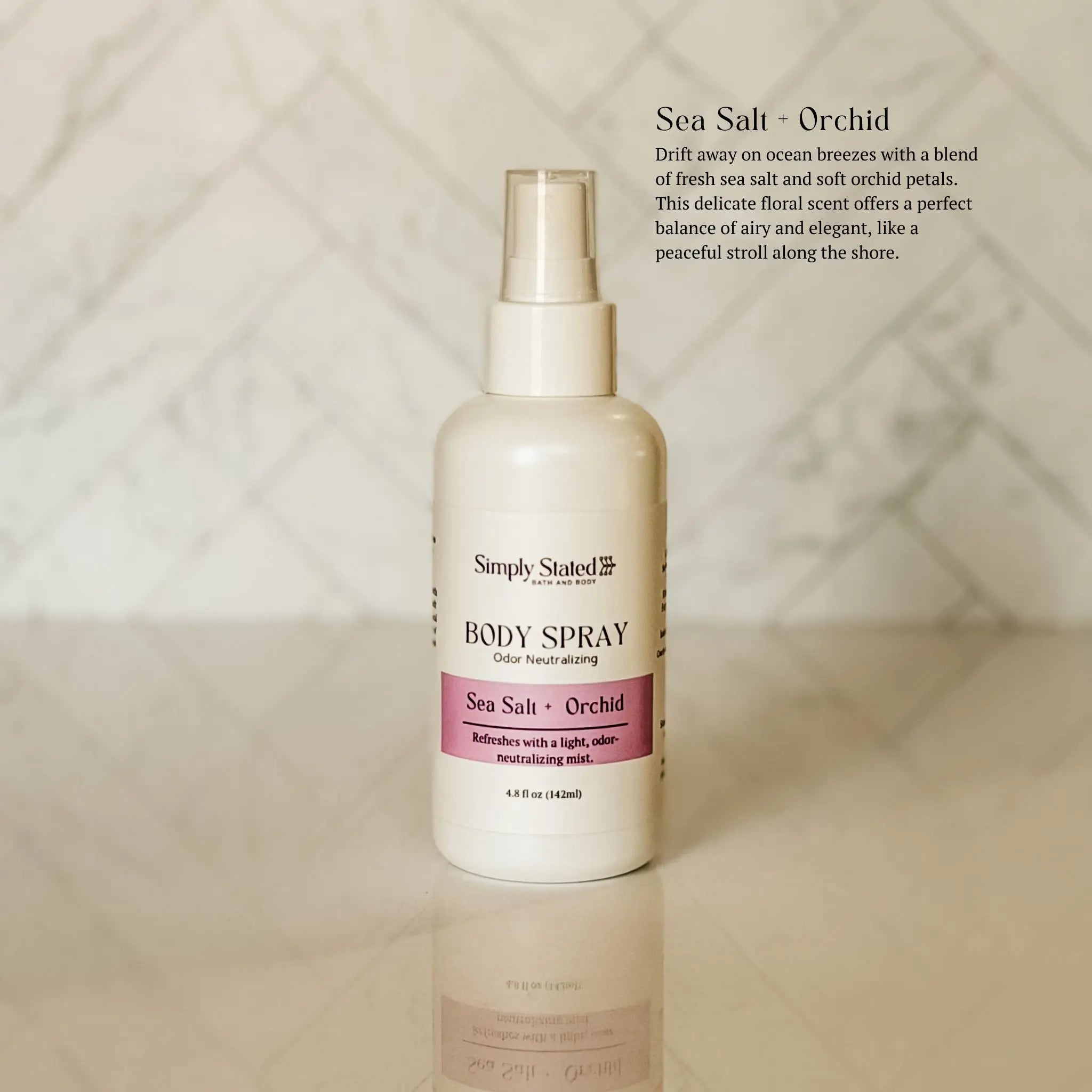 Simply Stated Creations Body Sprays Sea Salt + Orchid Body Spray