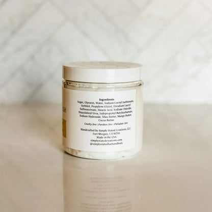 Simply Stated Creations Exfoliants Oatmeal Milk + Honey Foaming Body Polish