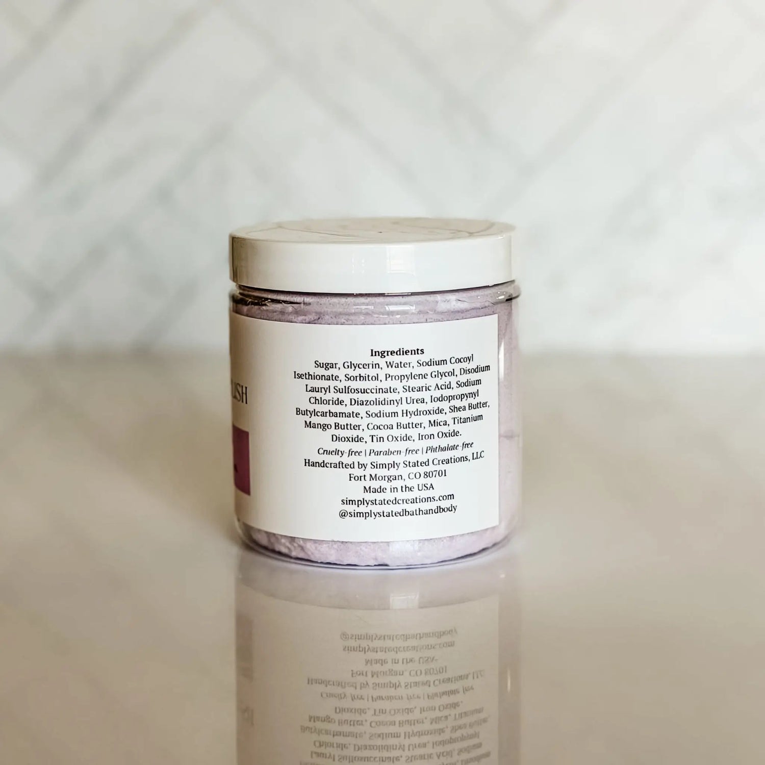 Simply Stated Creations Exfoliants Sea Salt + Orchid Foaming Body Polish