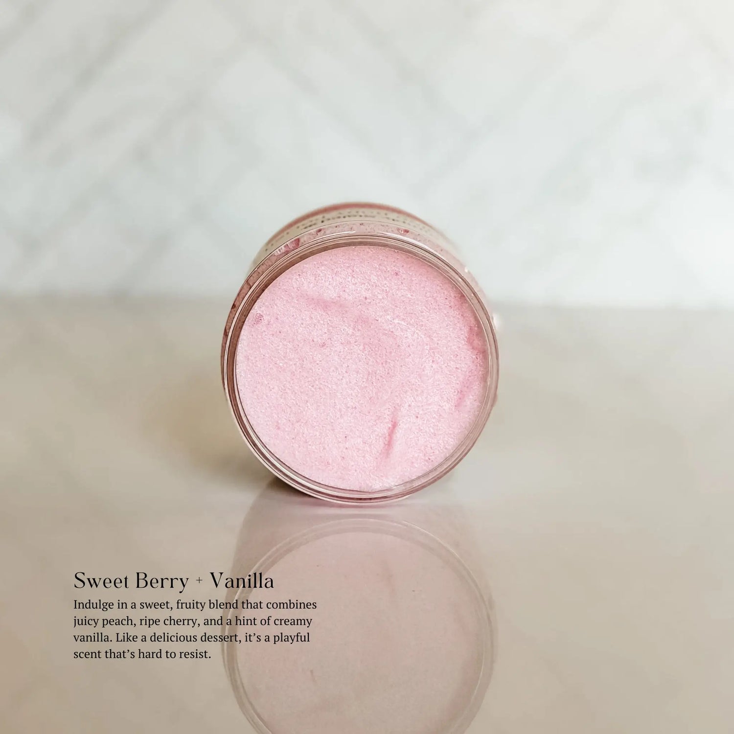 Simply Stated Creations Exfoliants Sweet Berry + Vanilla Foaming Body Polish