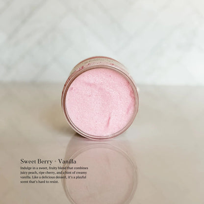 Simply Stated Creations Exfoliants Sweet Berry + Vanilla Foaming Body Polish