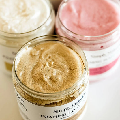 Simply Stated Creations Exfoliants Warm Vanilla + Sugar Foaming Body Polish