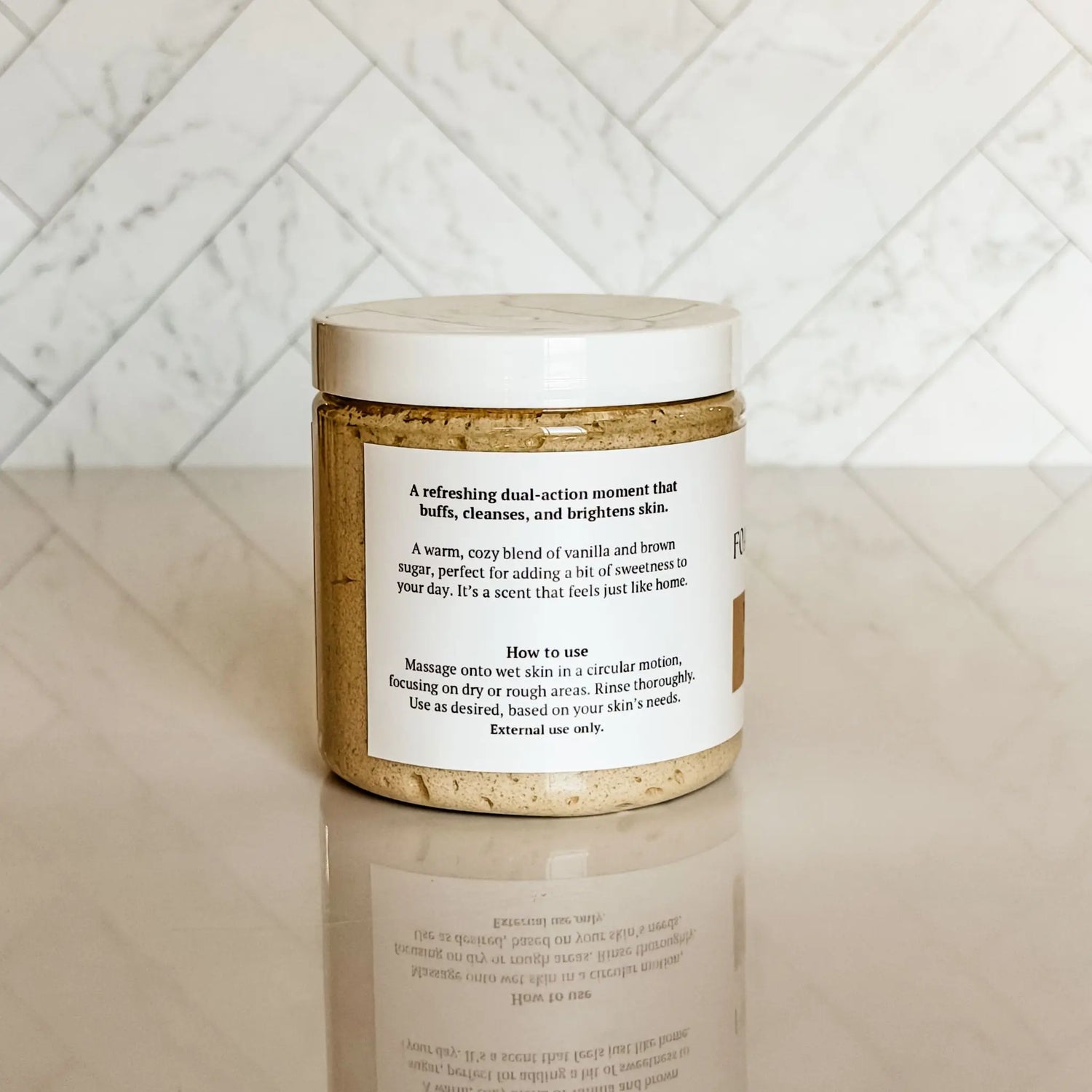 Simply Stated Creations Exfoliants Warm Vanilla + Sugar Foaming Body Polish