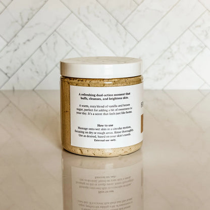 Simply Stated Creations Exfoliants Warm Vanilla + Sugar Foaming Body Polish