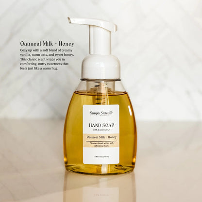 Simply Stated Creations Hand Soaps Oatmeal Milk + Honey Foaming Hand Soap